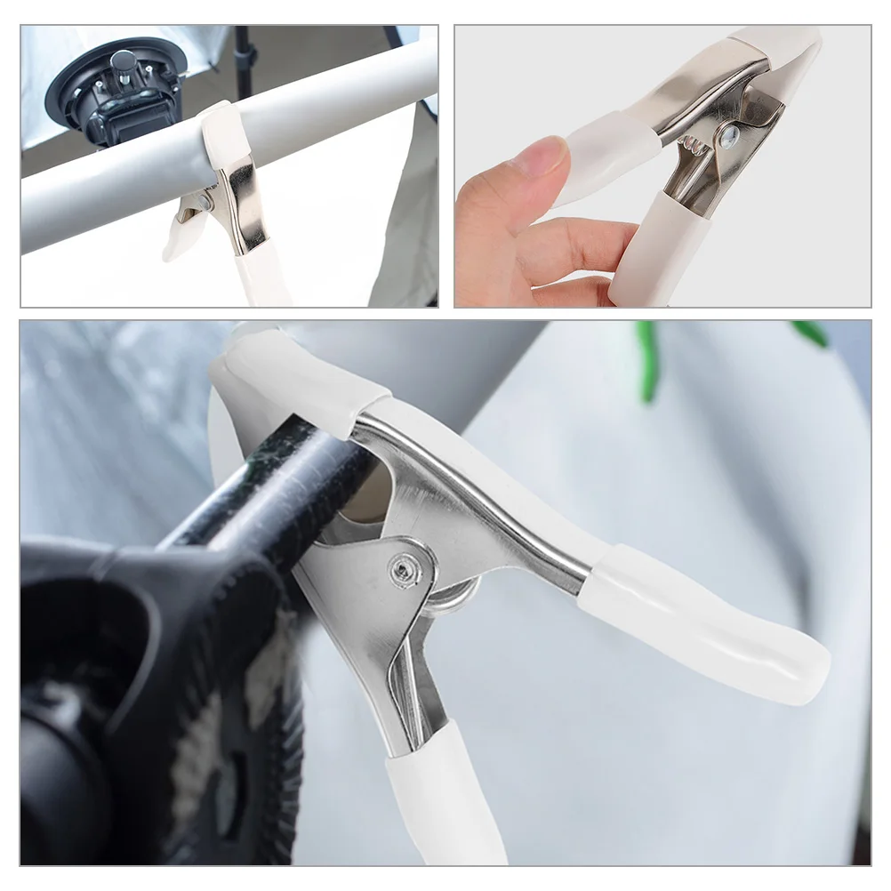 

5 Pcs Spring Clip A-shaped Clamps Backdrop Air Conditioner Heavy Duty Holder Photo Chrome Background Clips
