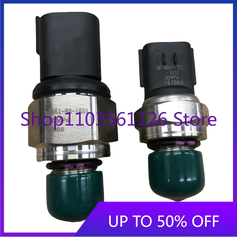 PC200-7-8 High Quality High Pressure Main Pump Sensor Excavator Pump Pressure Sensor Part Numbers 7861-93-1651 7861-93-1811