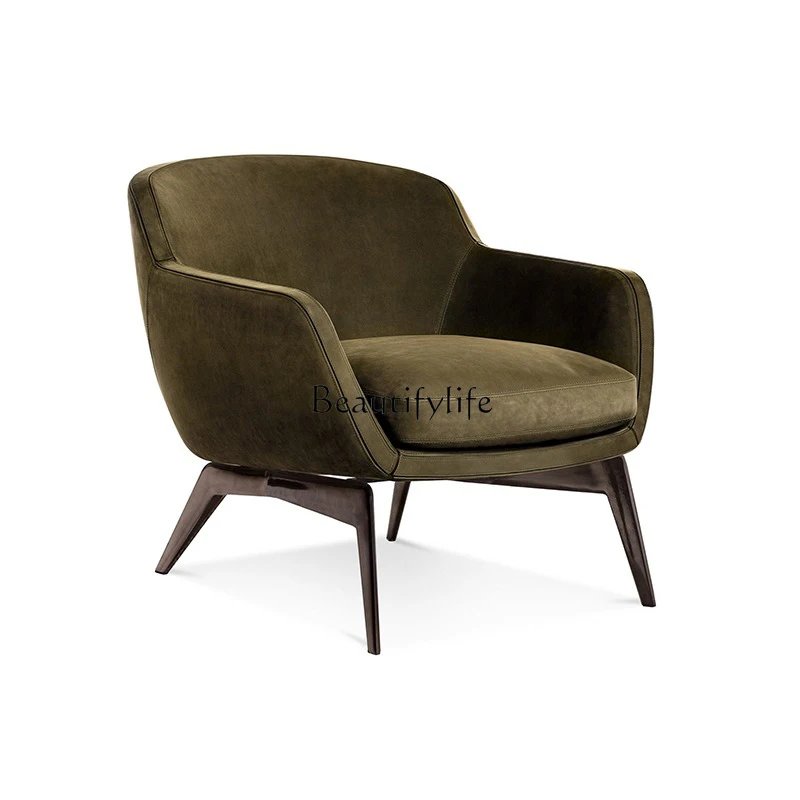 

Italian minimalist living room single sofa chair living room leisure chair