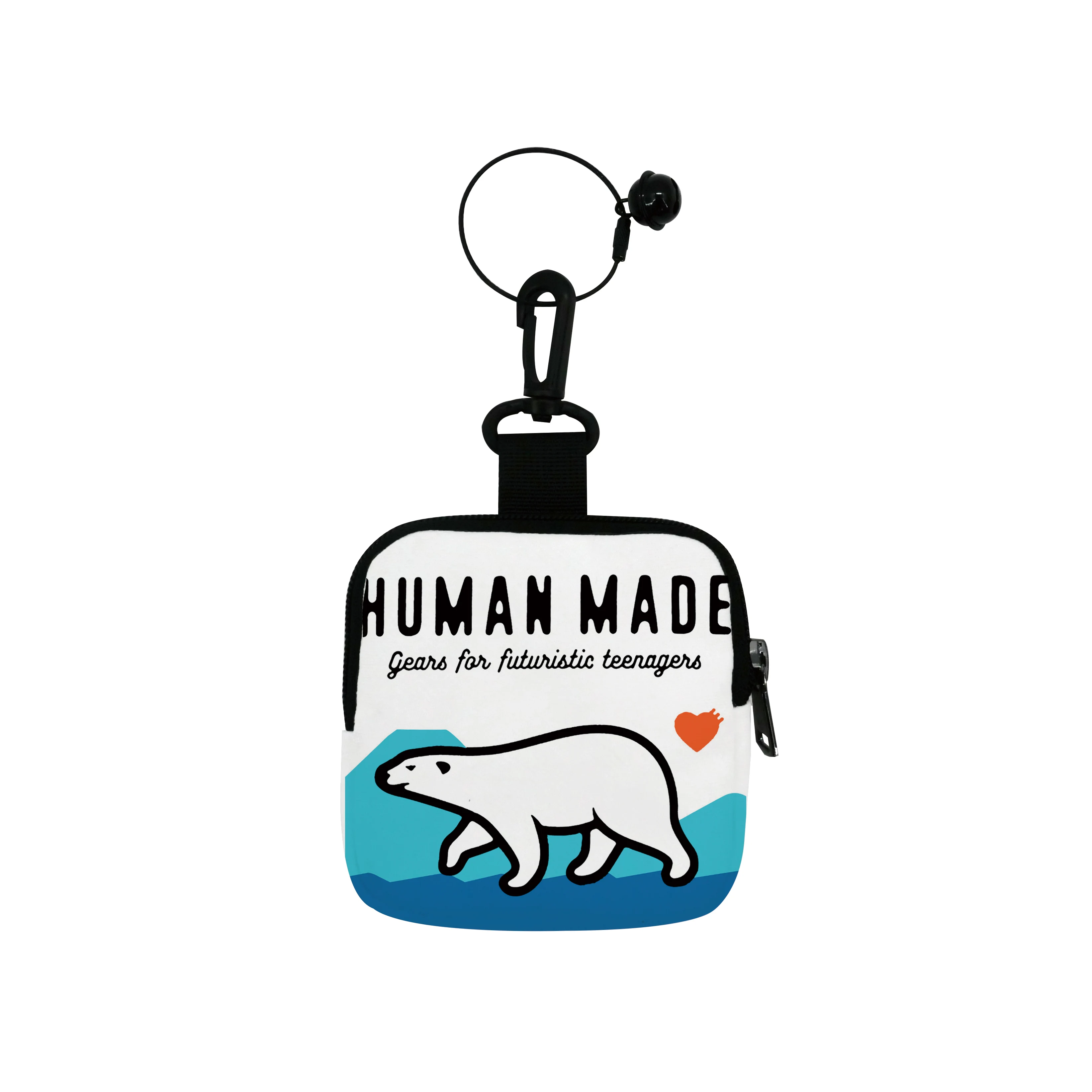 human-made-japan-polar-bear-duck-hook-bell-coin-purse-mini-pouch-keychain-accessory