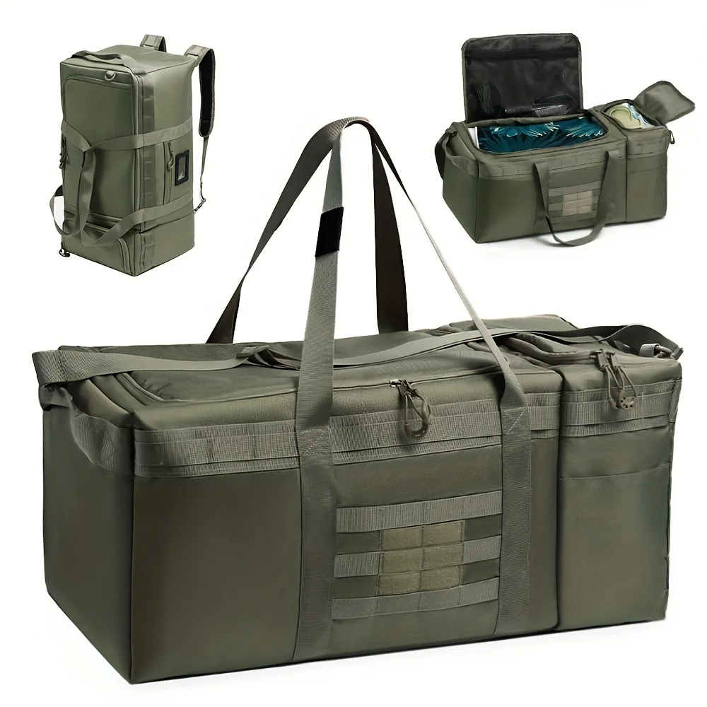 60L Große Kapazität Reisetasche mit Separatem Schuhfach, Wochenend-Handgepäck für Fitnessstudio/Fußball/Camping, Saisonale Geschenke