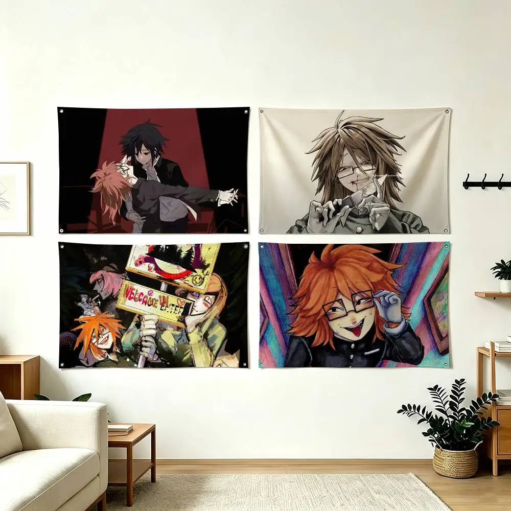 Ranfren Horror Webcomic Flags Wall Hanging Tapestry Outdoor Garage Room Decorative flag Background Blanket