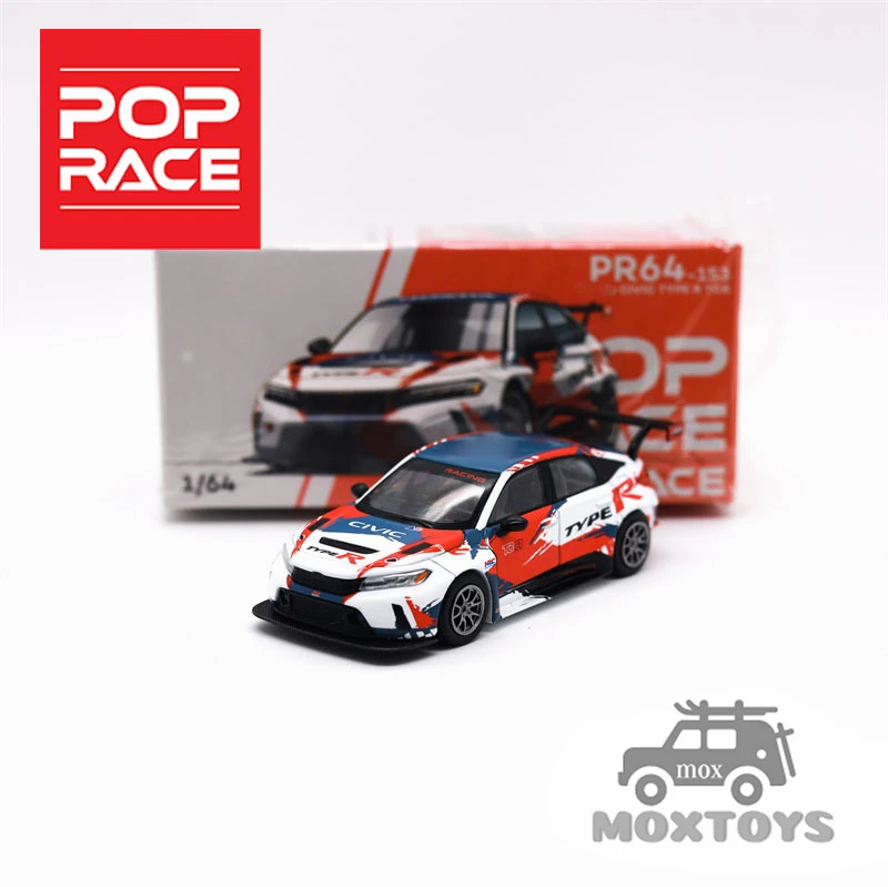 

POP RACE 1:64 CIVIC TYPE-R (FL5) TCR — литая под давлением модель автомобиля PRESENTATION