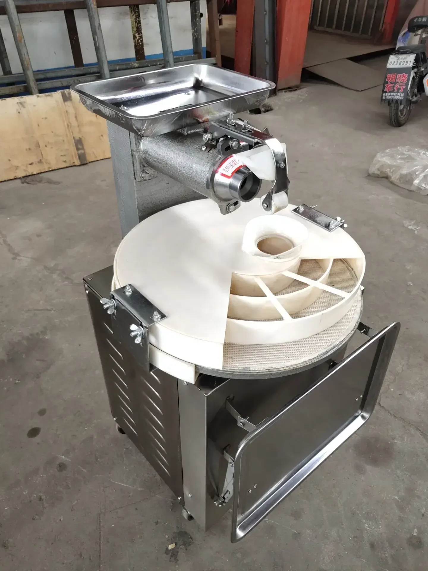 

OEM Commercial Steam Bread Dough Ball Maker Rolling Machine Food Grade Dough Ball Rounder Divider Cutter For Bakery Hot Salesche