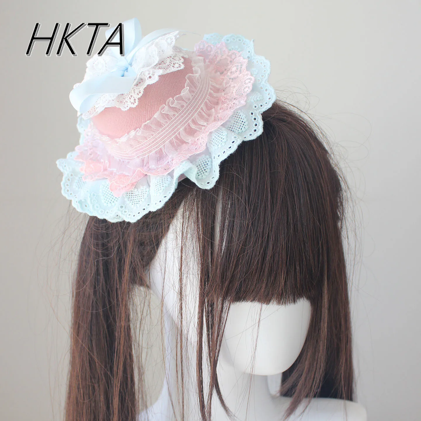 

Original Handmade Doll Girl Sweet Multi-colored Cake Hat Lolita Girls Cream Cupcake Hat Kawaii Women Hats Hair Accessories
