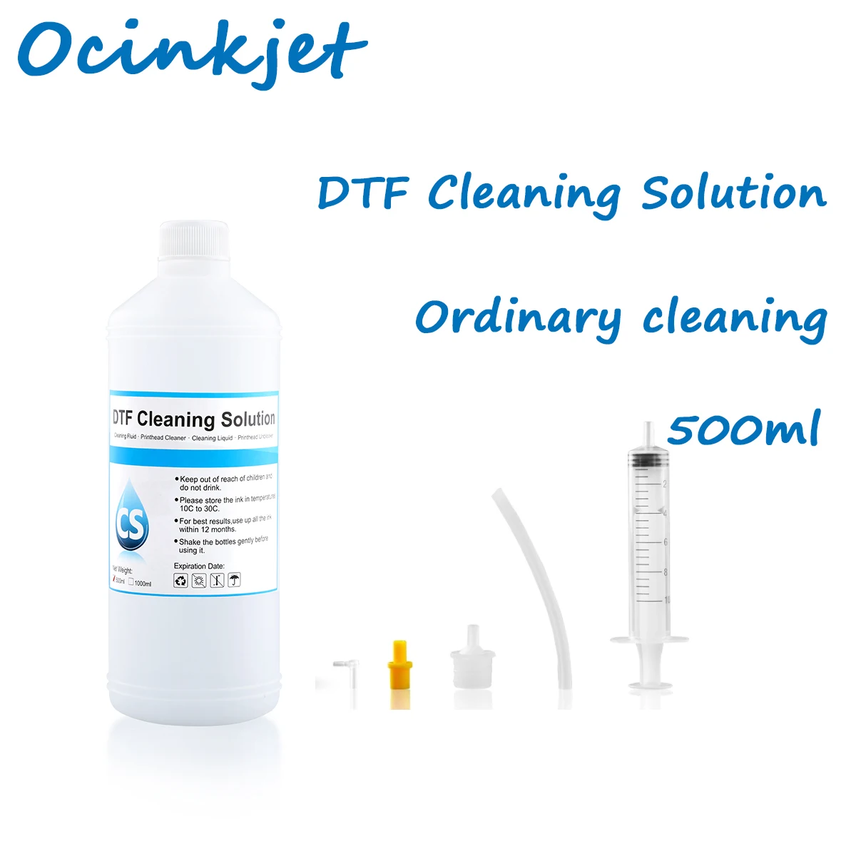 

Чистящая жидкость OCB 500 мл DTF для прямой передачи пленки для ПЭТ-пленки, чернила DTF для всех настольных широкоформатных DTF-принтеров