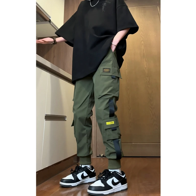 Women Casual Pants 2022 Solid Wide Leg Streetwear Oversize Trousers Hip Hop Pantalones Hombre