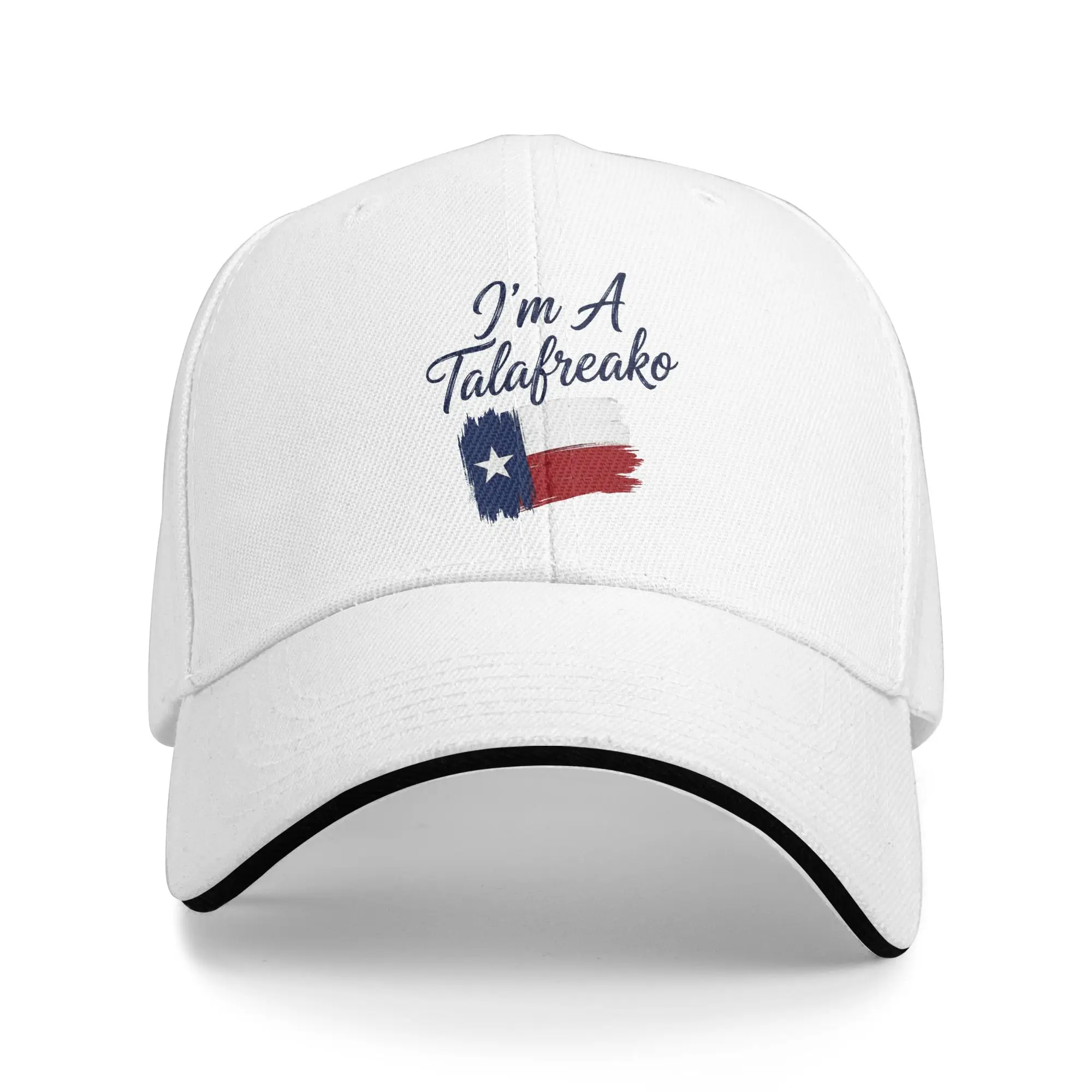 I'm a Talafreako Baseball Cap Fashion  Sandwich Hat for Men Women Adjustable Hats Cap Fishing