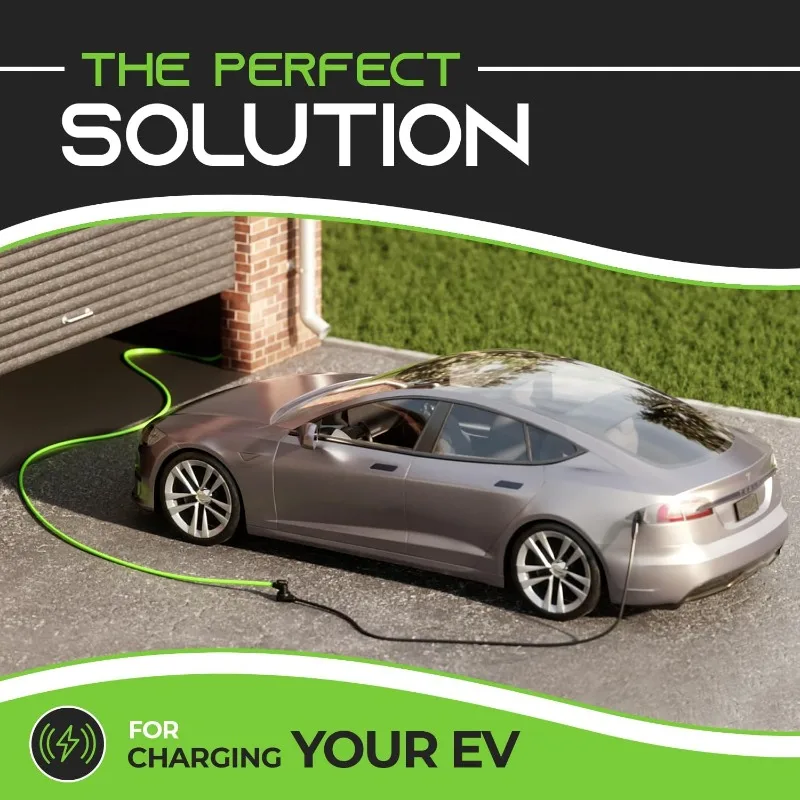 Cabo de extensão de 50 A para RV e EV, 250 volts, 4 pinos, compatível com Tesla Model 3 Model Y Model X S, NEMA