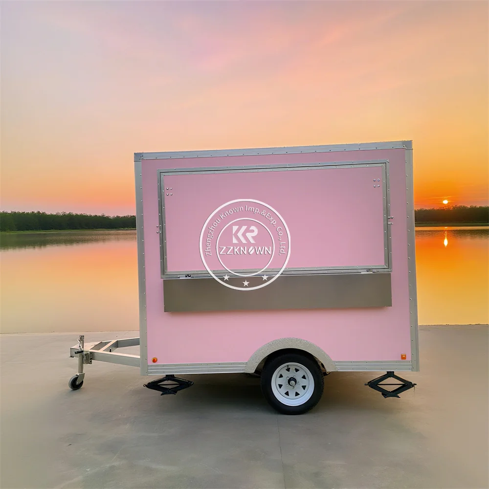 

Уличный кофейный киоск, уличный мобильный ресторан, грузовик для закусок, прицеп, концессионный прицеп для фаст-фуда с полной кухней