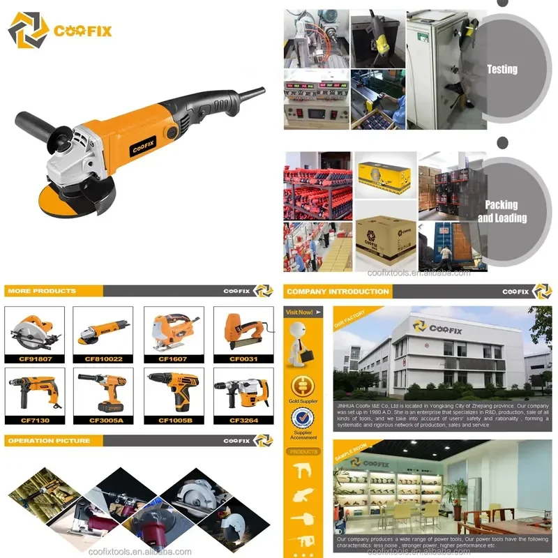 

【CHIMU HOME】 750W Electric Angle Grinder with Grinding Disc for Metal and Masonry Work