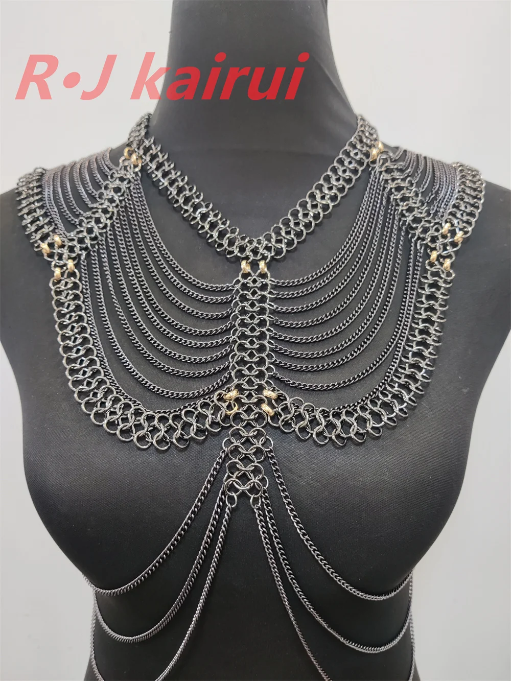 New Style Fashion Women Silver Plated Chains Unique Harness \