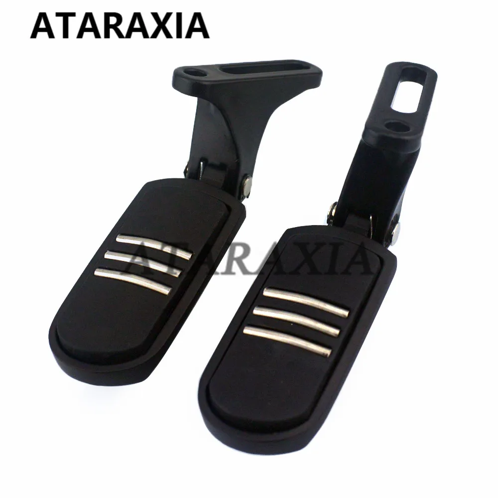 

Motorcycles Rear Passenger accessories Footpegs Mount Kit Footrest Clamp Pedal For Harley Touring Electra Glide Road King 93-23