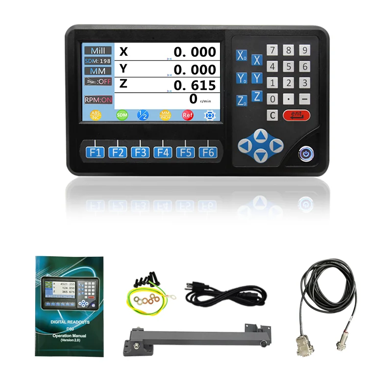 Ditron Multi-Function 2/3/4/5 Axis Dro Digital Readout Display for Milling Lathe Grinding CNC Machine