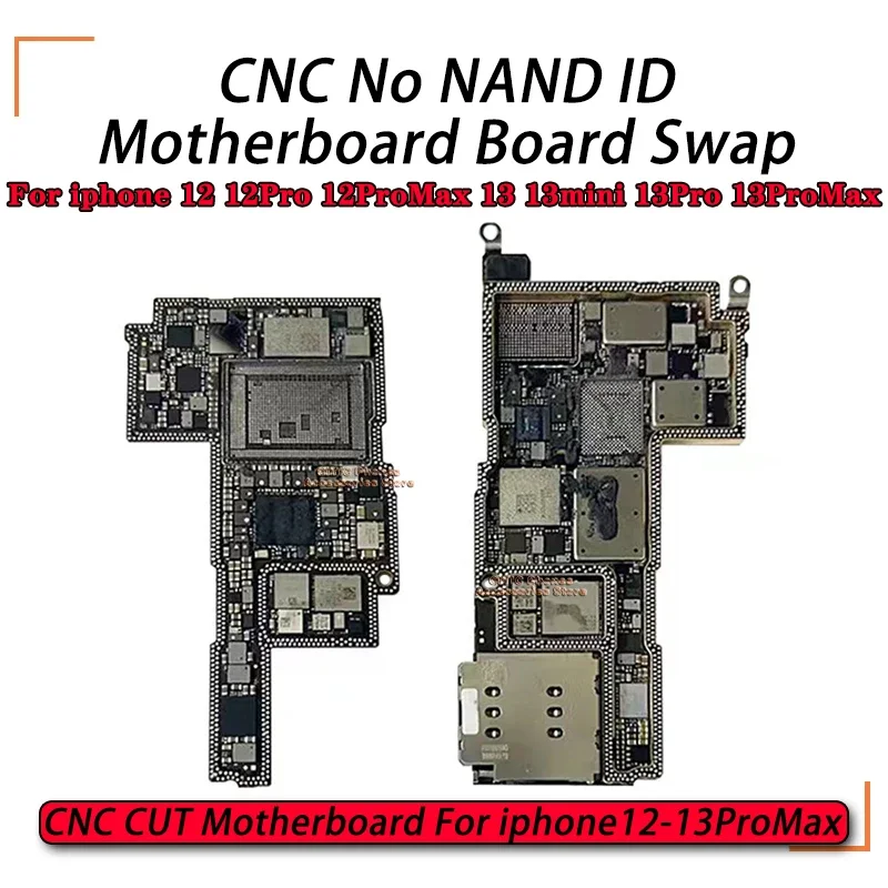 CNC CUT Motherboard For IPhone 12 Pro Max Logic Board Polishing CPU AP RF Board iPhone 13 Mini Switching CPU Baseband Cutting