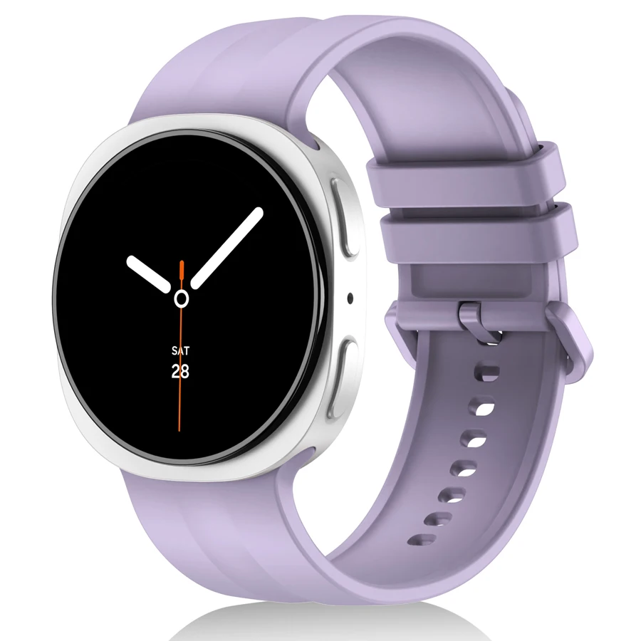 Siliconen Band voor Samsung Galaxy Horloge 9/8 40mm 44mm Band Accessoires Correa Pulseira Armband voor Galaxy Horloge 8 Classic 46mm