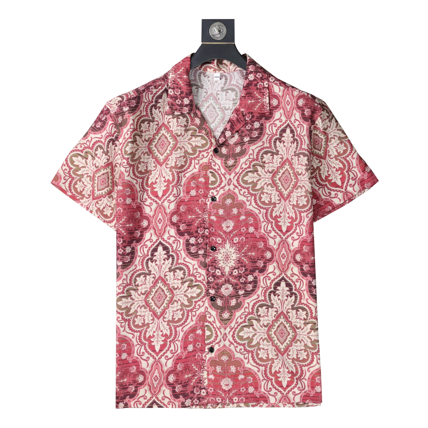 

2026 Vintage Printed Short Sleeved Shirt for Men Breathable Comfortable Casual Social Shirts Loose Beach Vacation Hawaiian Shirt