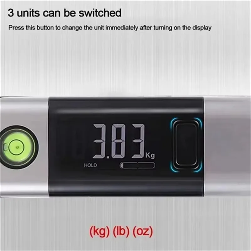 ABYN-New Hand Luggage Scale With Battery Portable Electronic Scale Home Small 50Kg Portable Mini Hook Luggage Weigher