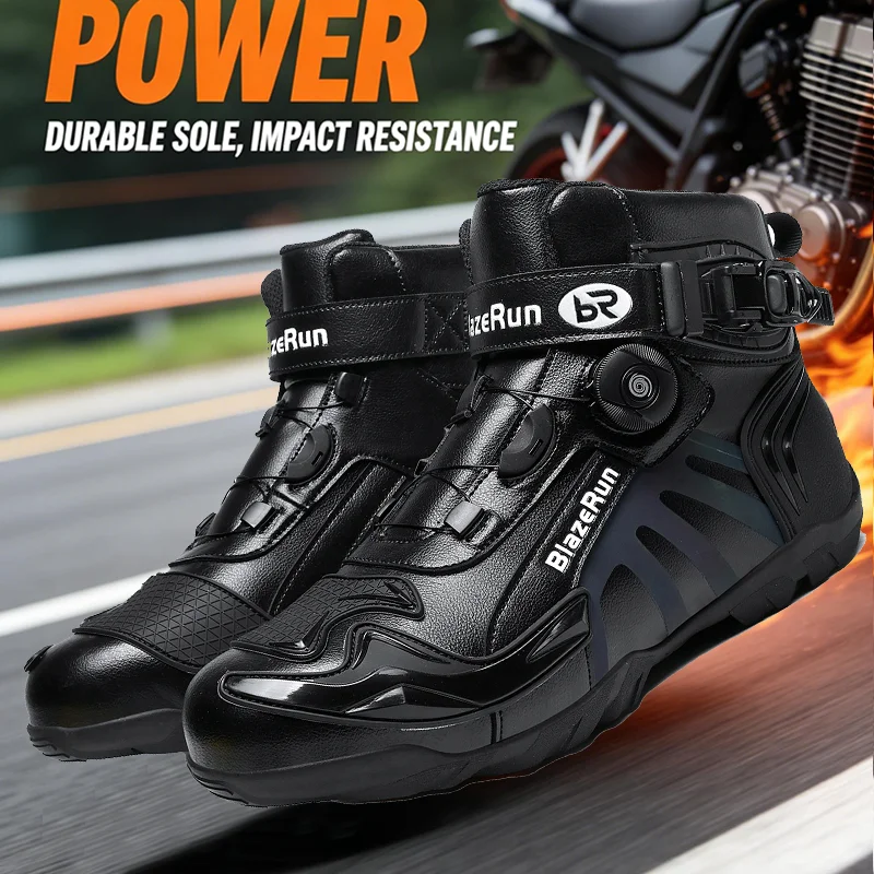 Botas de Motocicleta para Homb - Leatherwork Boots reseña y precio