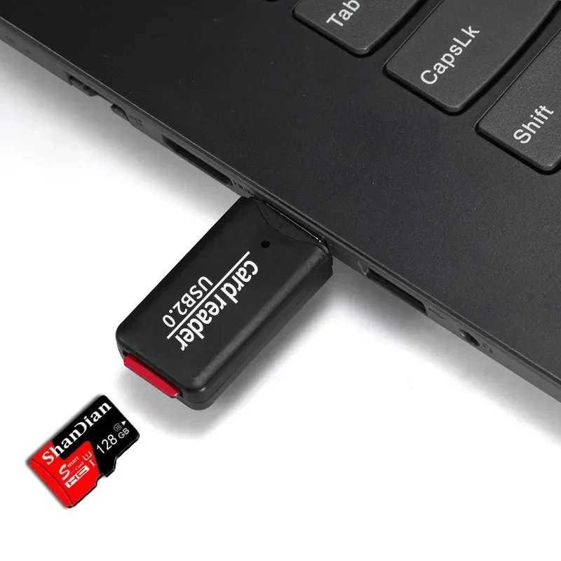 1PC USB 2.0 Geheugenkaartlezer Hoge Snelheid Adapter Kaartlezer Kaartlezer USB Converter Smart USB Kaartlezer Lector accessoires
