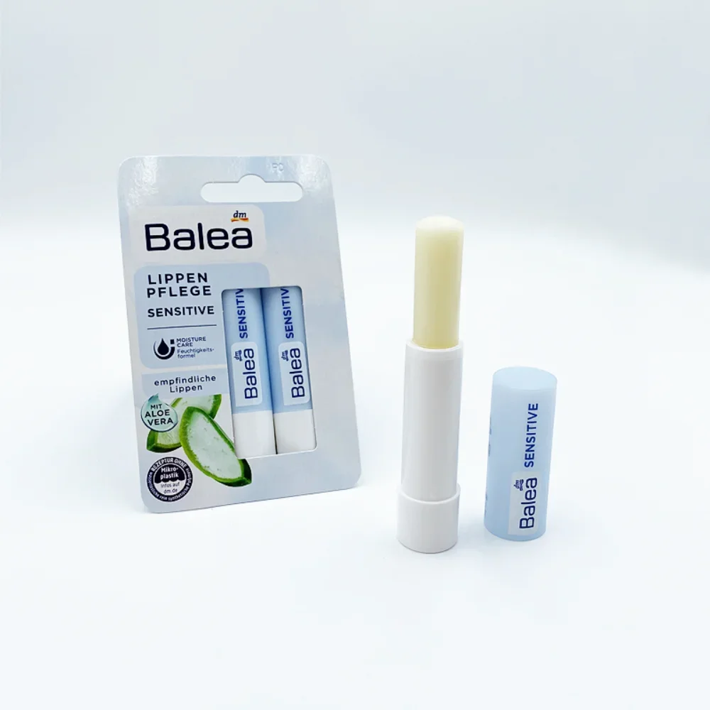 Germany Balea Aloe Avocado Almond Oil Lip Balm Moisturizing Nourishing Anti-sensitive Anti-cracking 2pcs Lip Skin Care Product