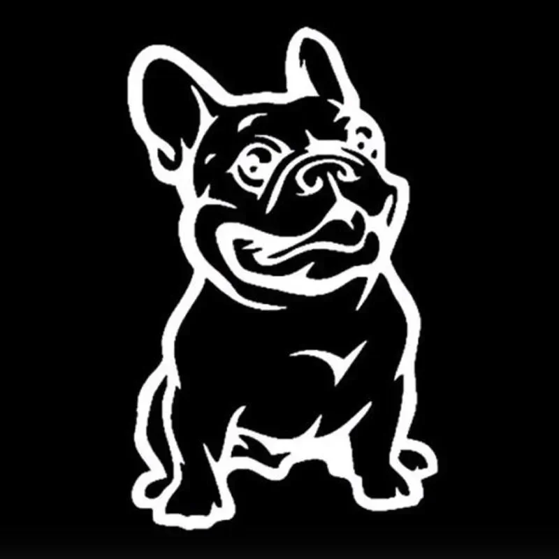Car Sticker French Bulldog Animal Decor Funny Vinyl Decal  Motorcycle Styling image 3