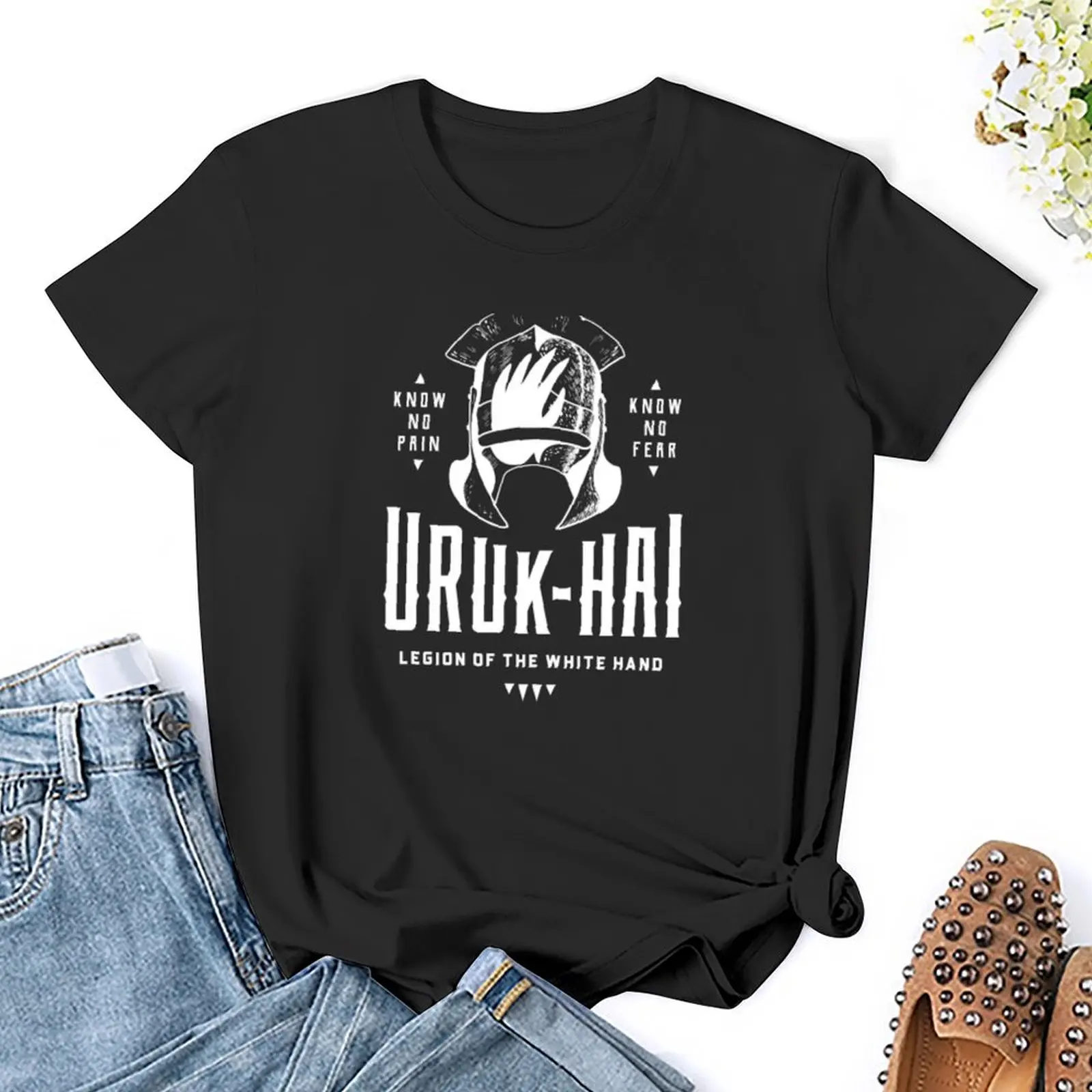 Uruk Hai T-Shirt summer tops hippie clothes cat shirts for Women