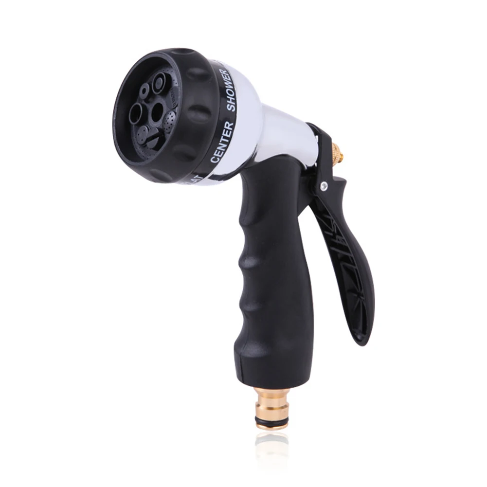 

Efficient Water Usage Garden Hose Nozzle Adjustable Watering Patterns Ergonomic Grip Labor-Saving Design Rubber Seal Gasket