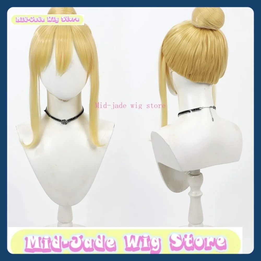 Fairy Tail Lucy Heartfilia Cosplay Wig Halloween Cosplay Restores Anime Character Costumes and Props Mid-jade Wig Store
