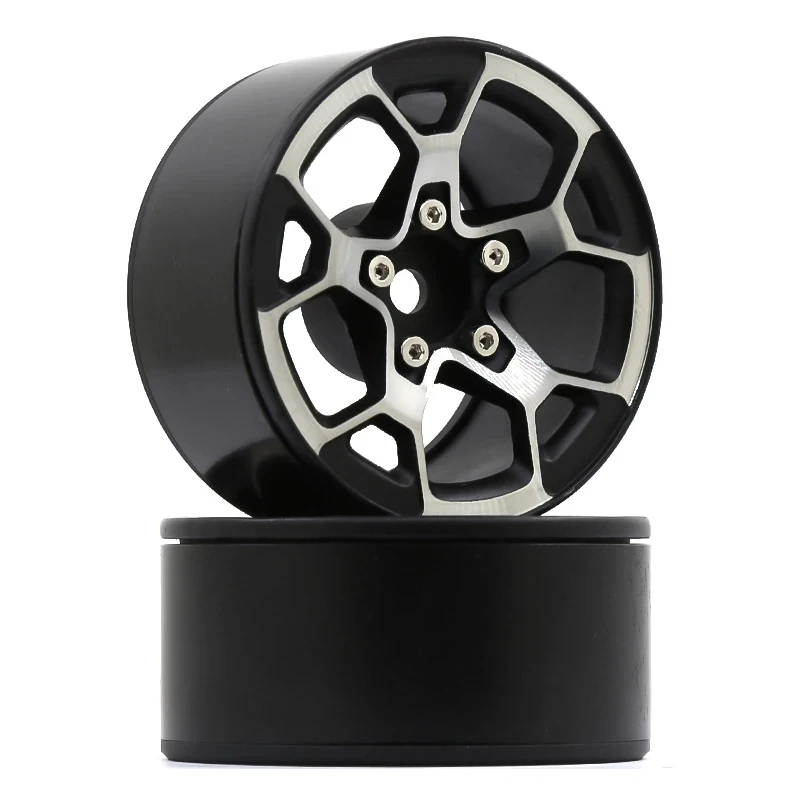 RapDuty-Moyeu de Jante Beadlock de 140 Pouces, pour Voiture 1.9 RC Inoler Axial SCX10 Traxxas TRtage RCversiD90 Redcat Gen8 MST, 4 Pièces, 1/10g/Pièce