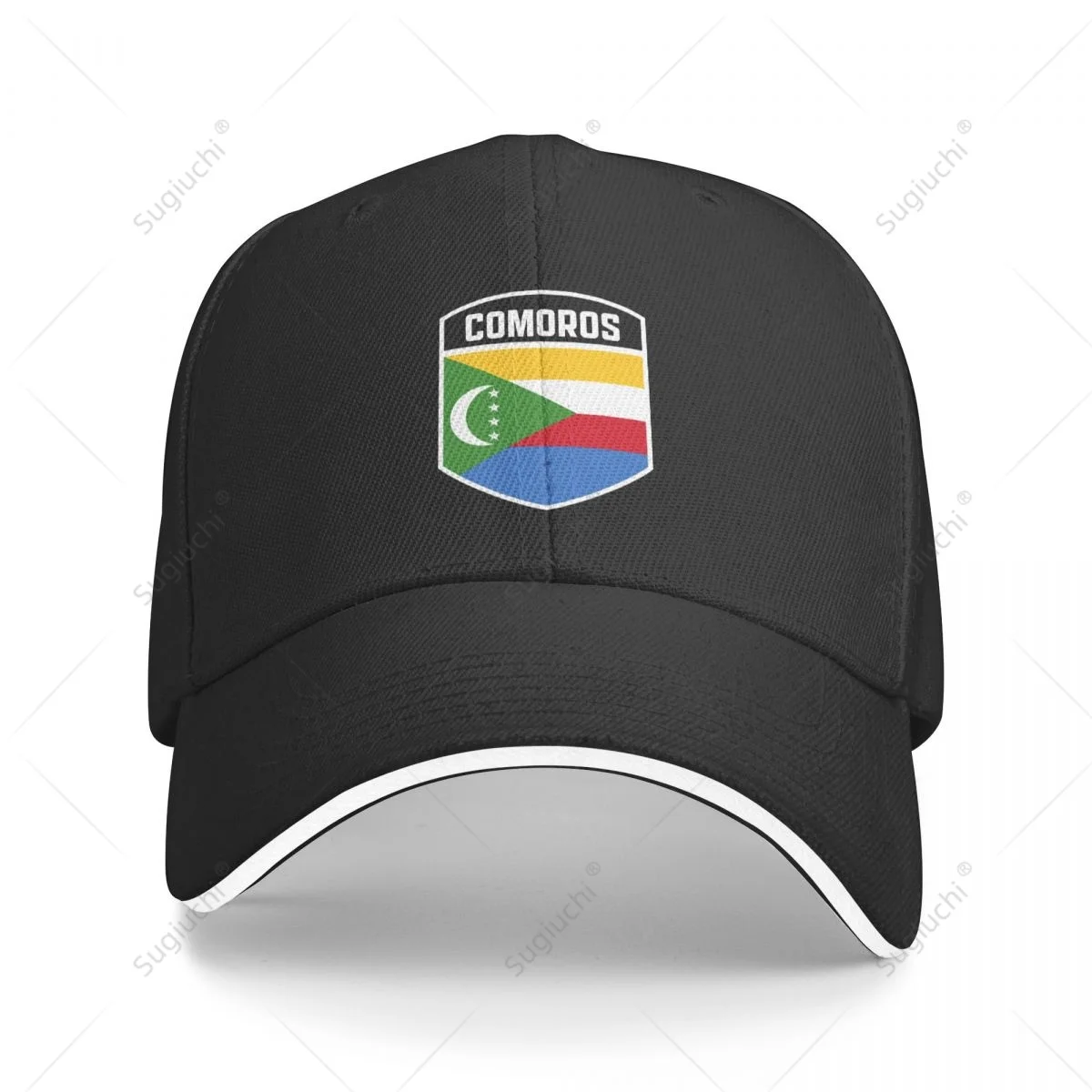 Multifunction Comoros Flag Shield Sandwich Baseball Cap Men Sports Casual Caps Golf Hat Fishing Outdoors