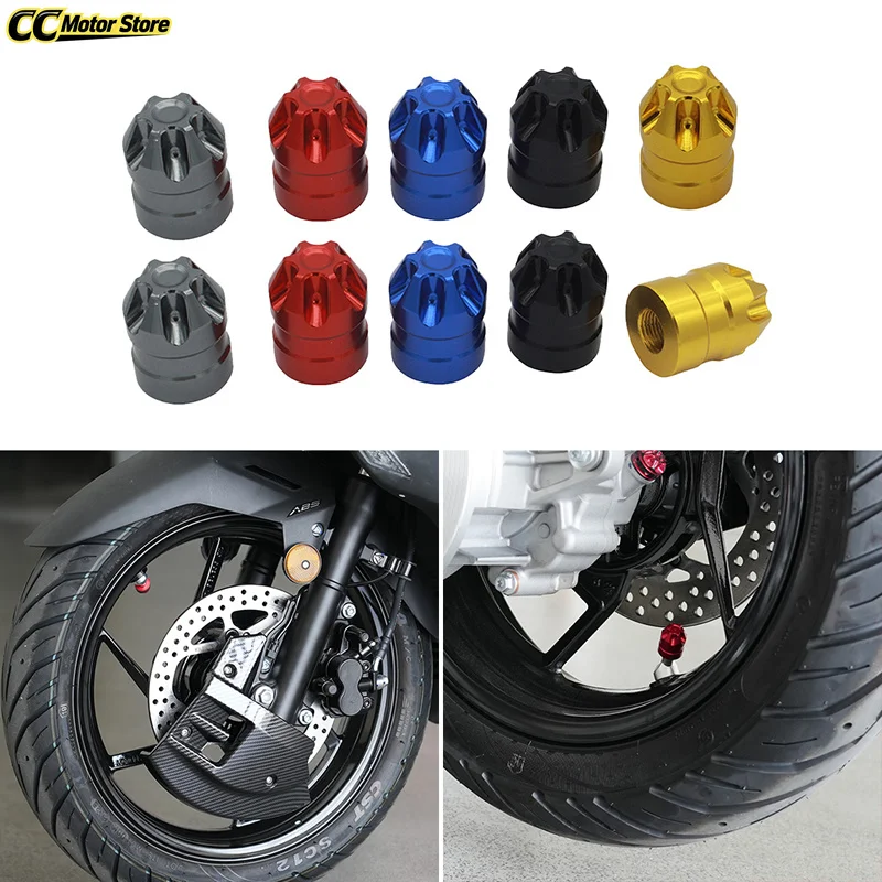 CNC Aluminum Motorcycle Valve Core Dustproof Cap Bike Bicycle Car Motorcycle Truck For Zontes 150X Universal Motorcycle