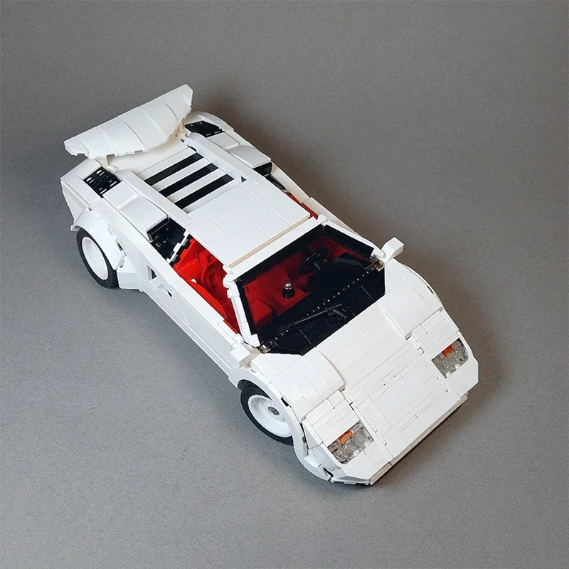 市車モデル MOC ビルディングレンガスピードチャンピオンスポーツカーカウントモジュラーテクノロジーギフト子供の休日組み立てるおもちゃスーツ