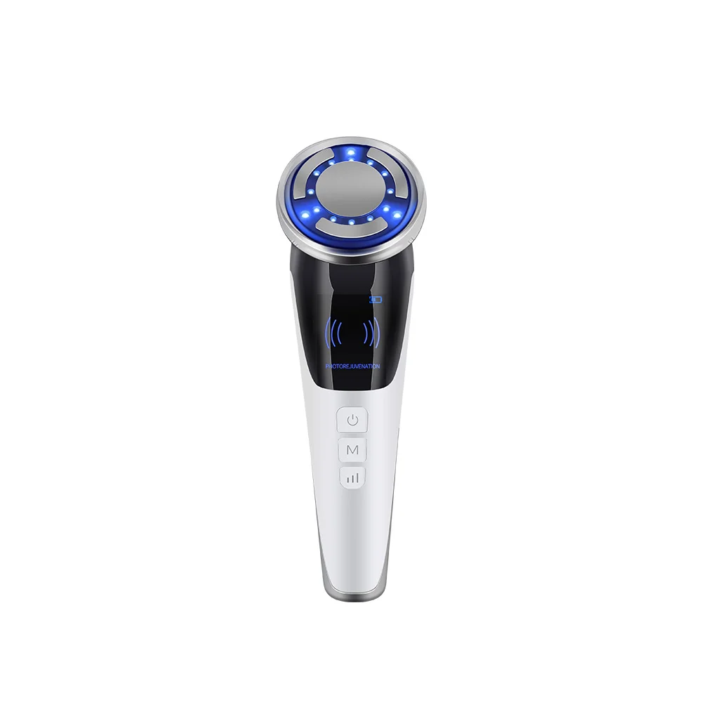 EMS Microcurrent Skin Rejuvenation LED เครื่องนวดกระชับใบหน้า Face Beauty Care อุปกรณ์