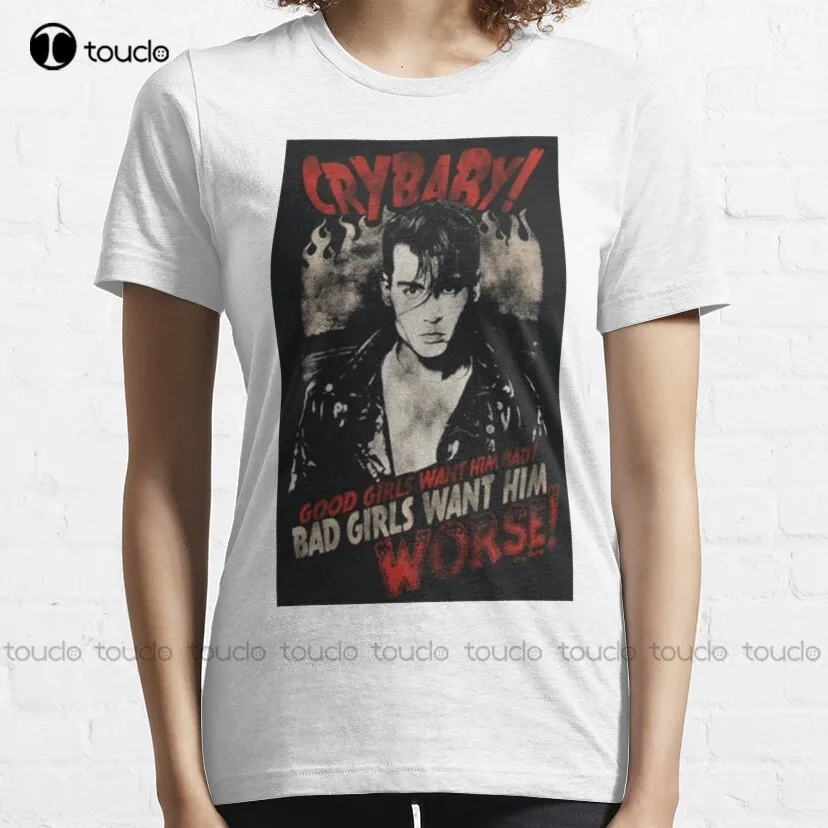 Cry Baby Johnny Depp 90S Classic T-Shirt Johnny Depp Fashion Creative Leisure Funny T Shirts Fashion Tshirt Summer New