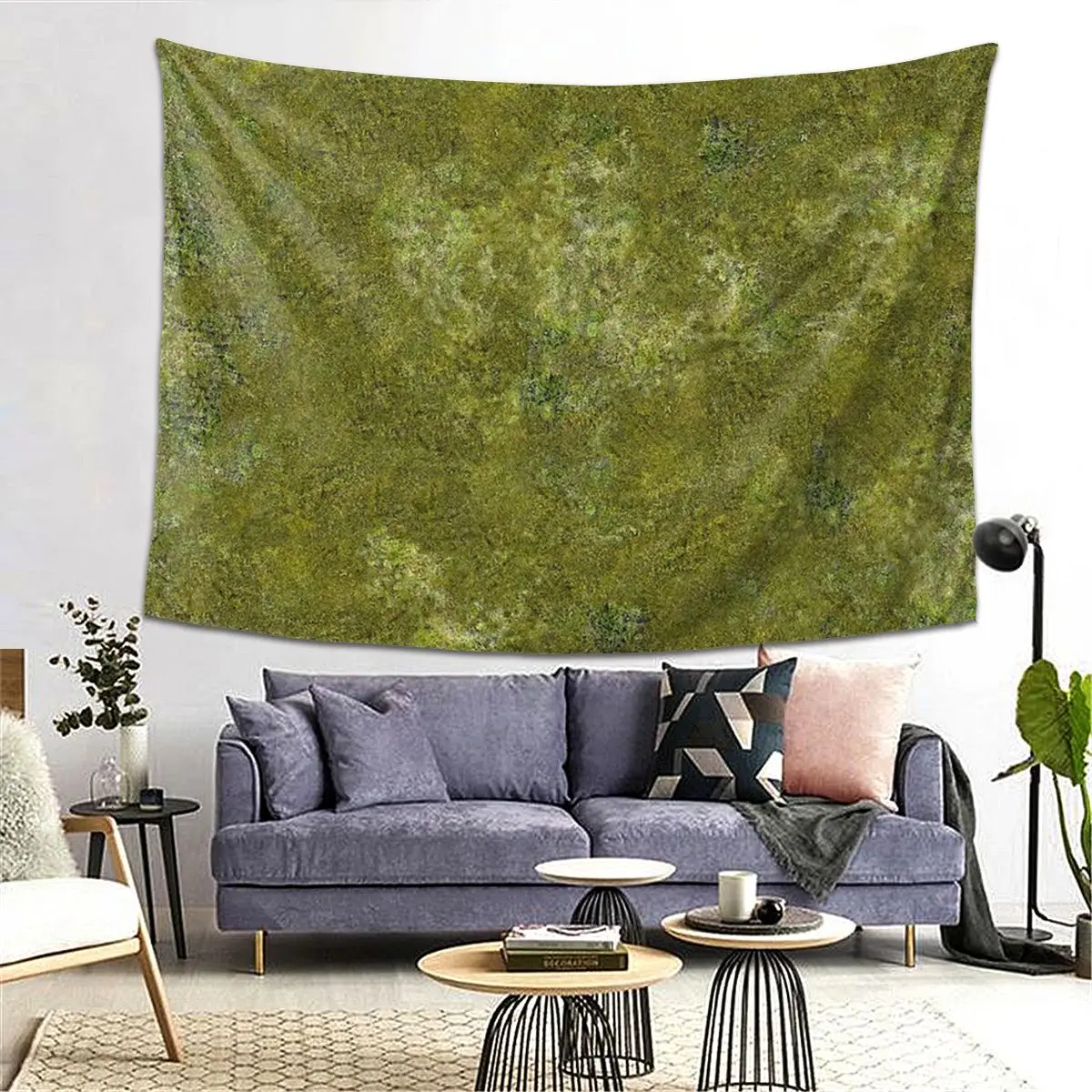 

Grass Battlemat 36x36 Tapestry Decoration Art Aesthetic Tapestries for Living Room Bedroom Home Wall Cloth Wall Hanging