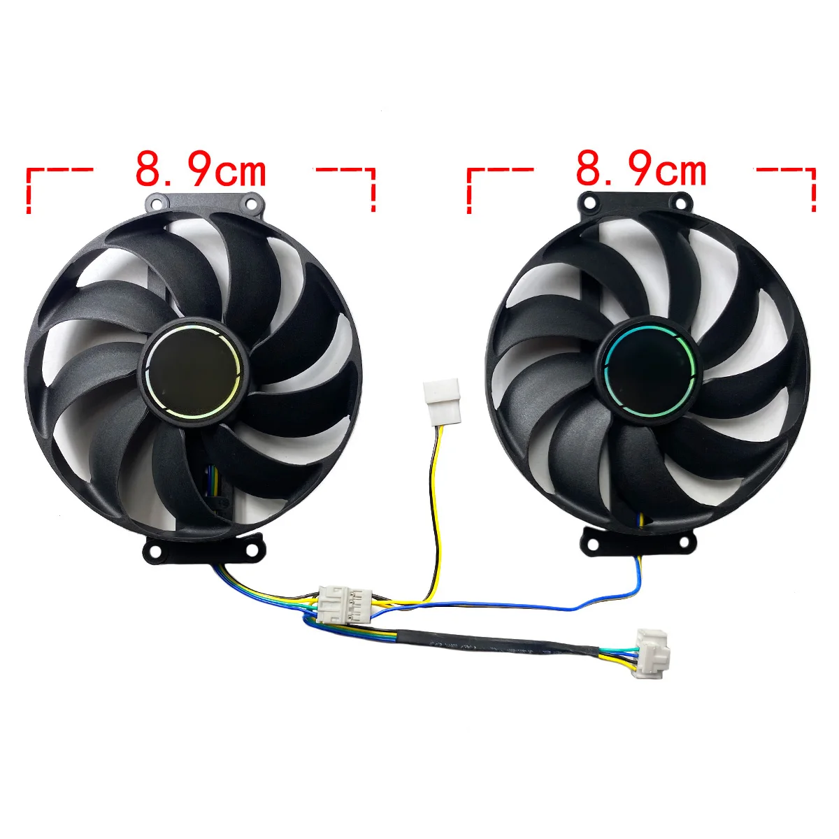 New For ASUS DUAL GTX1650 MINI OC GDDR6 Graphics Card Replacement Fan