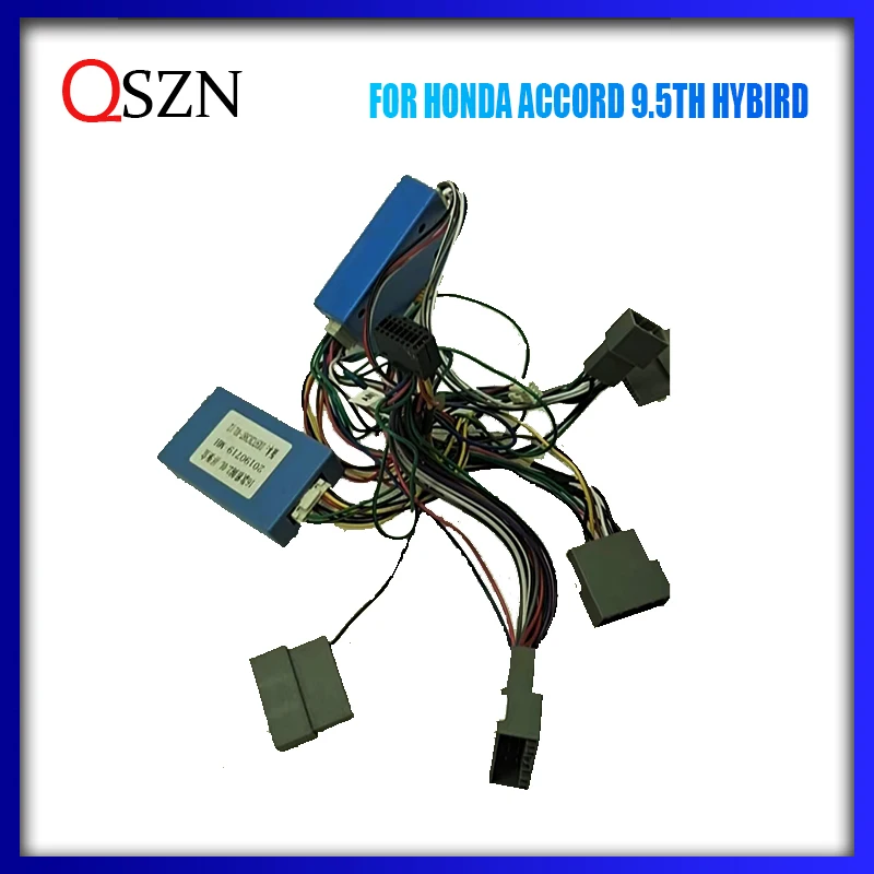 QSZN Canbus box Adaptor For 2017 honda accord 9.5th hybird With Wiring Harness Cable Android Car Radio Stereo DVD Android