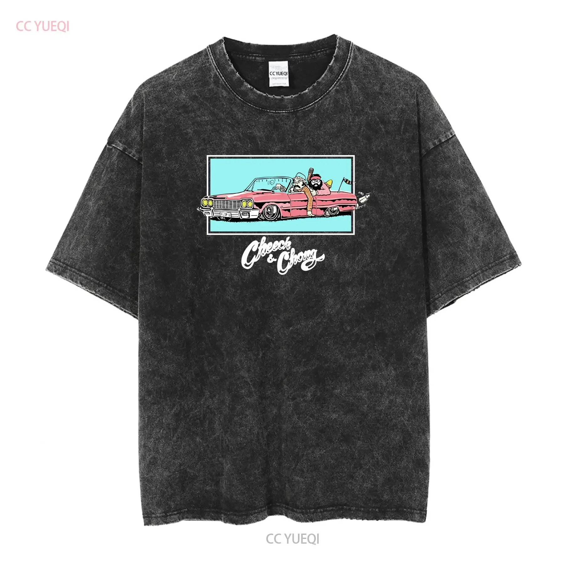 Movie Cheech And Chong Flip U Low Rider T Shirt New vintage Washed Top For Everyday Wear graphic Versatile Stylish Comfortable