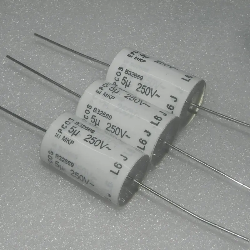 20pcs  EPCOS for Siemens MKP 250V 5UF 400V thick copper foot frequency division thin film capacitor B32669S3505J