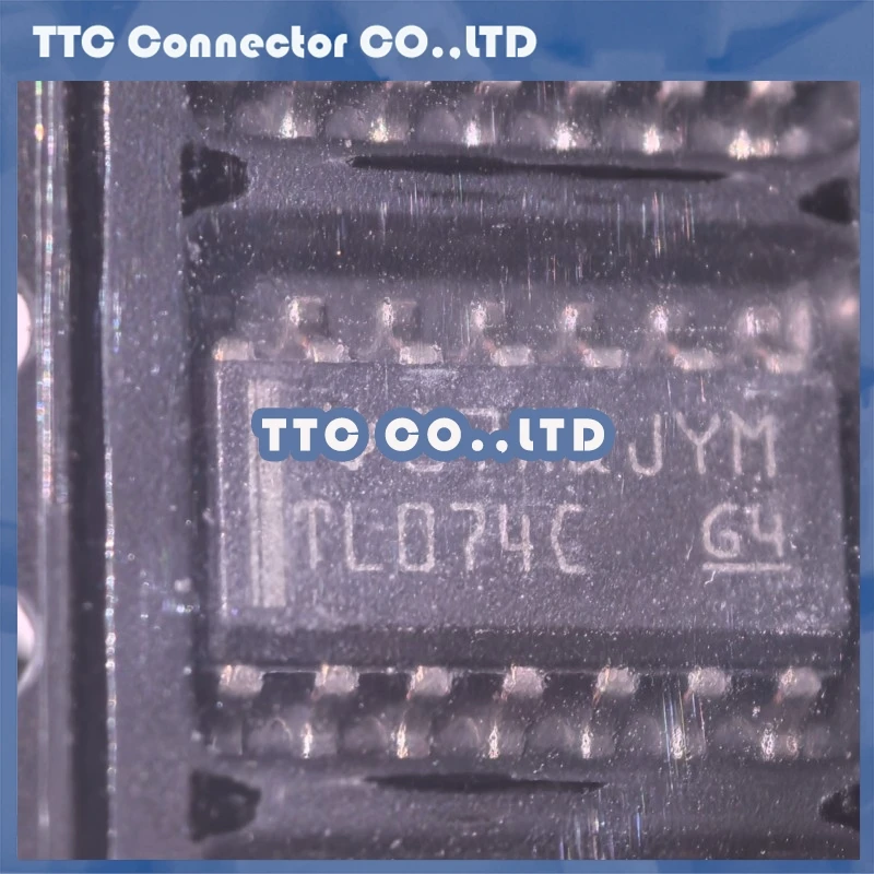 100pcs/lot TL074CDR chips Electronic components