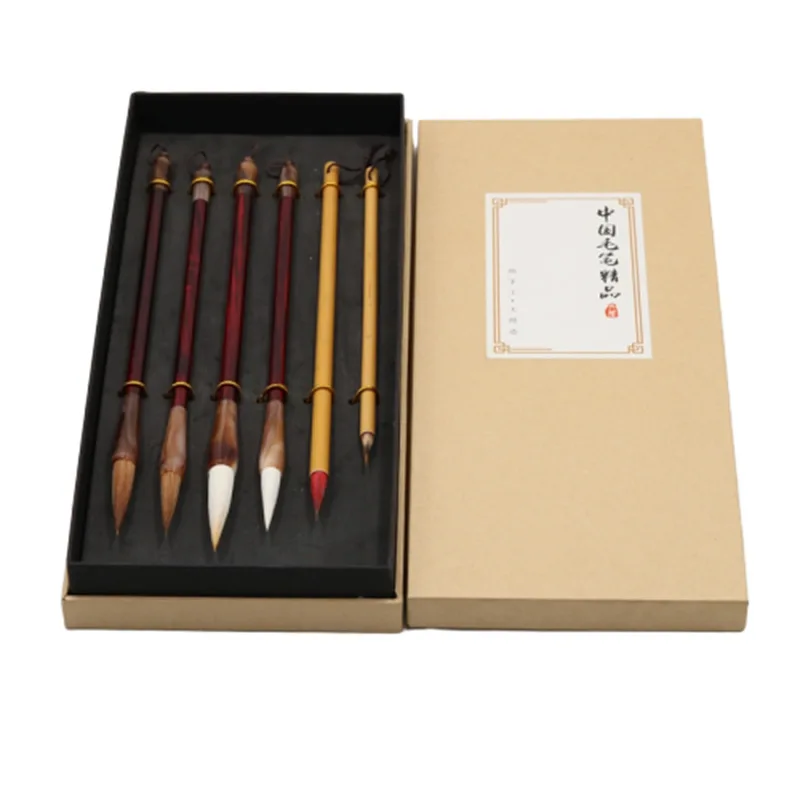 

Chinese Calligraphy Brush Pen Regular Script Calligraphie Writing Brushes Chinese Landscape Ink Painting Brush Pen Tinta China