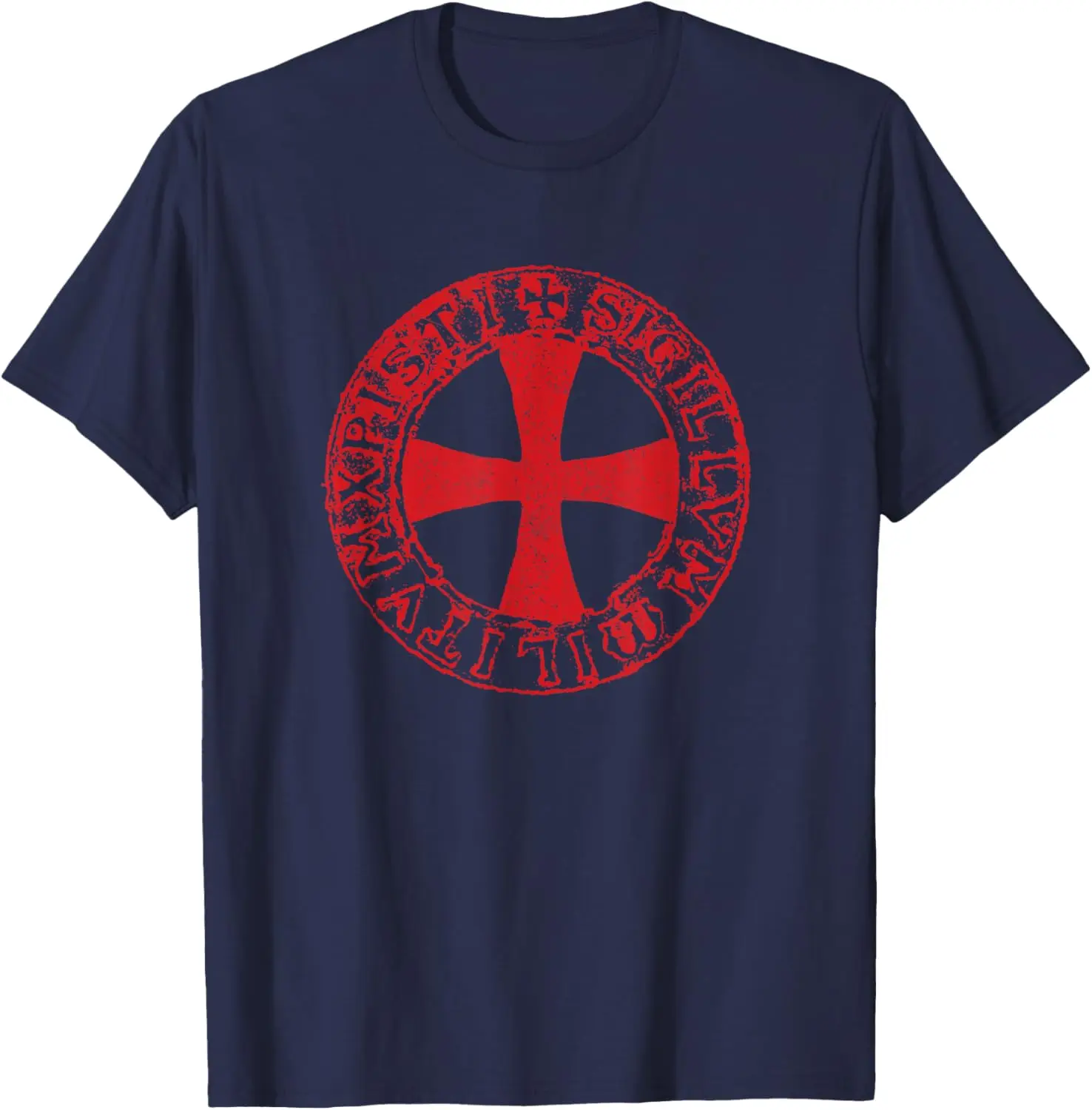 Knights Templar Crusader Knight Cross Badge T-Shirt 100% Cotton O-Neck Short Sleeve Summer Casual Mens T-shirt Streetwear