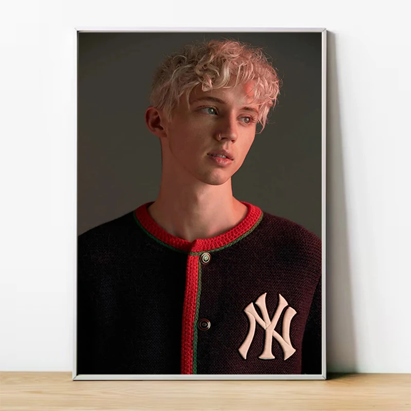 

Troye Sivan Singer Poster Home Decorative Paintings Decoration Pictures Room Wall Decor Painting on Canvas Art Print Posters Art