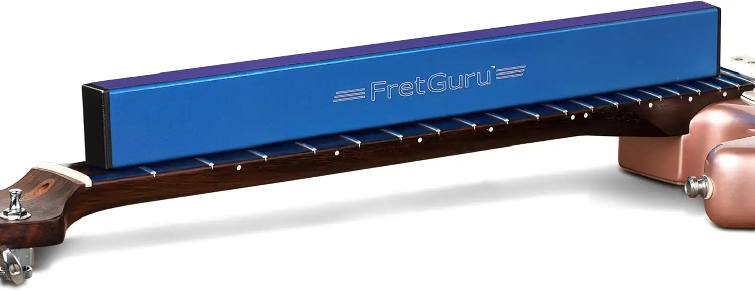 

Professional 16" Guitar Fret Leveler with Ceramic Sandpaper (240-600 Grit) & Protective Caps