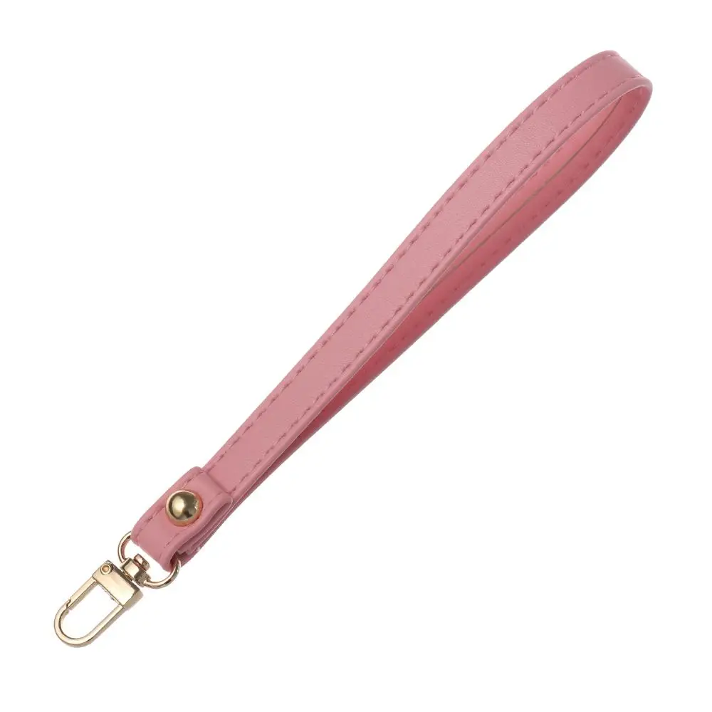

Replaceable Key Belt Bag Wrist Strap PU Leather Wallet Strap Belt Waterproof Handbag Straps