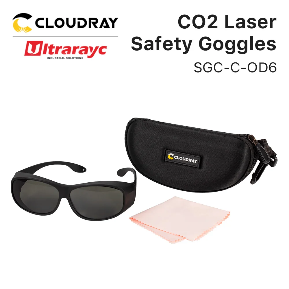 Ultrarayc 10.6um Laser Goggles TypeC Laser Safety Glasses Protection Eyewear Protective Glasses Shield for Co2 Engraving Machine