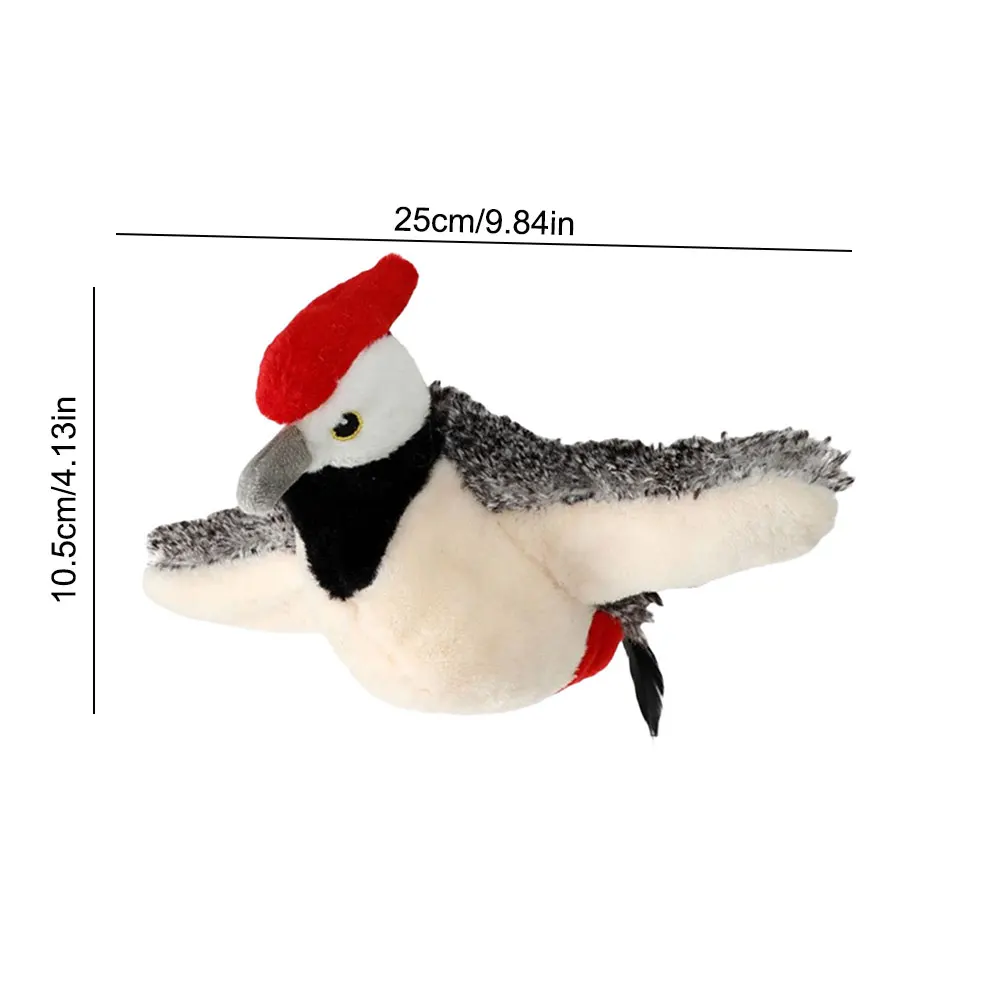 Touch Sensitive ของเล่นตุ๊กตา Catnip ชาร์จไฟฟ้า Chirping Flapping Bird สําหรับในร่มแมวแมวเปิดใช้งานของเล่นแบบโต้ตอบ