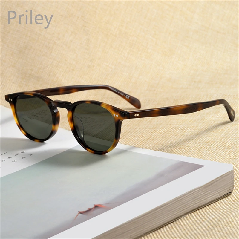 

Riley R Oval Vintage Popular Sunglasses Men Women in Trend Riley-R Polarized Sun Glasses OV5004 luxury woman sunglasses