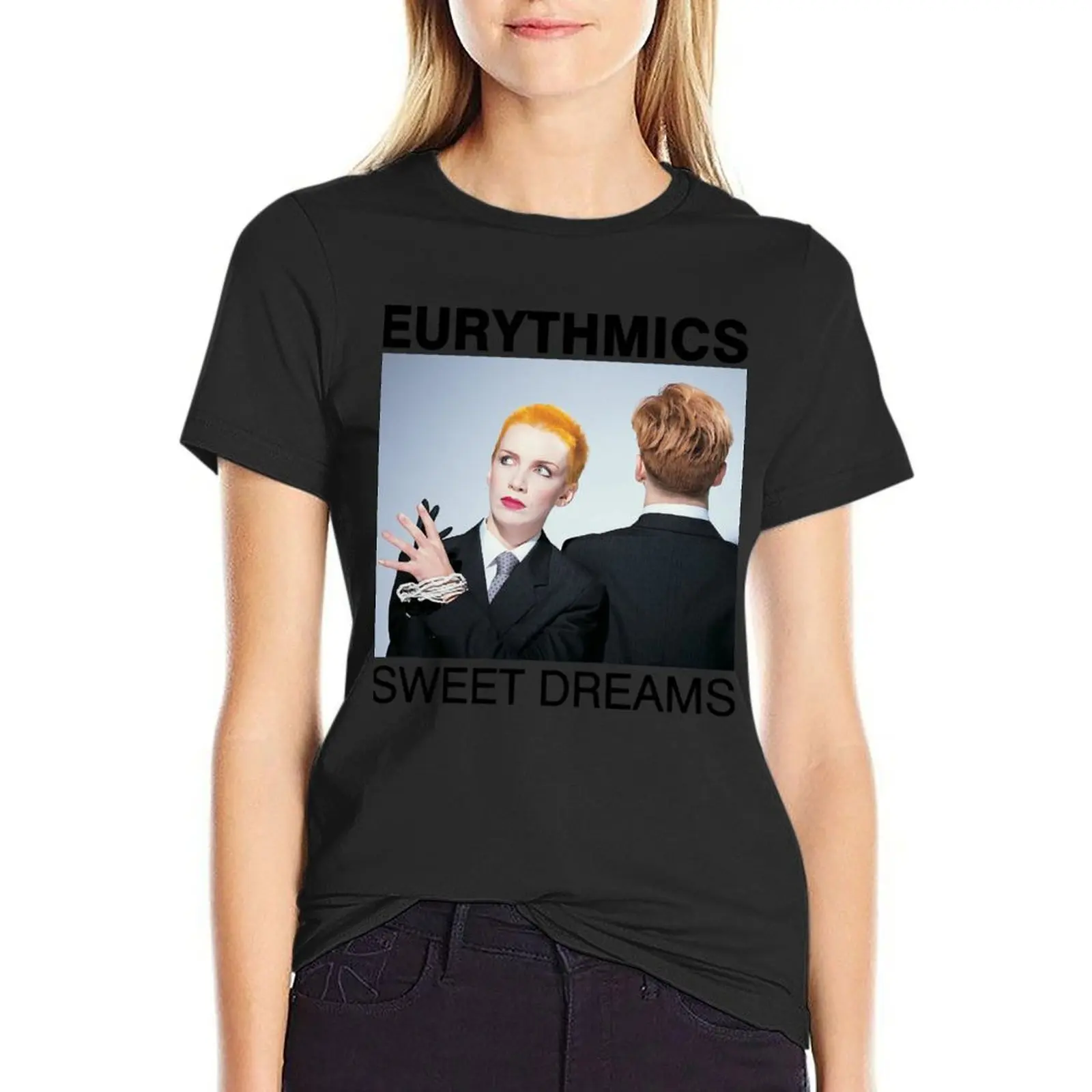 EURYTHMICS BAND T-Shirt Blouse summer tops western t shirts for Women